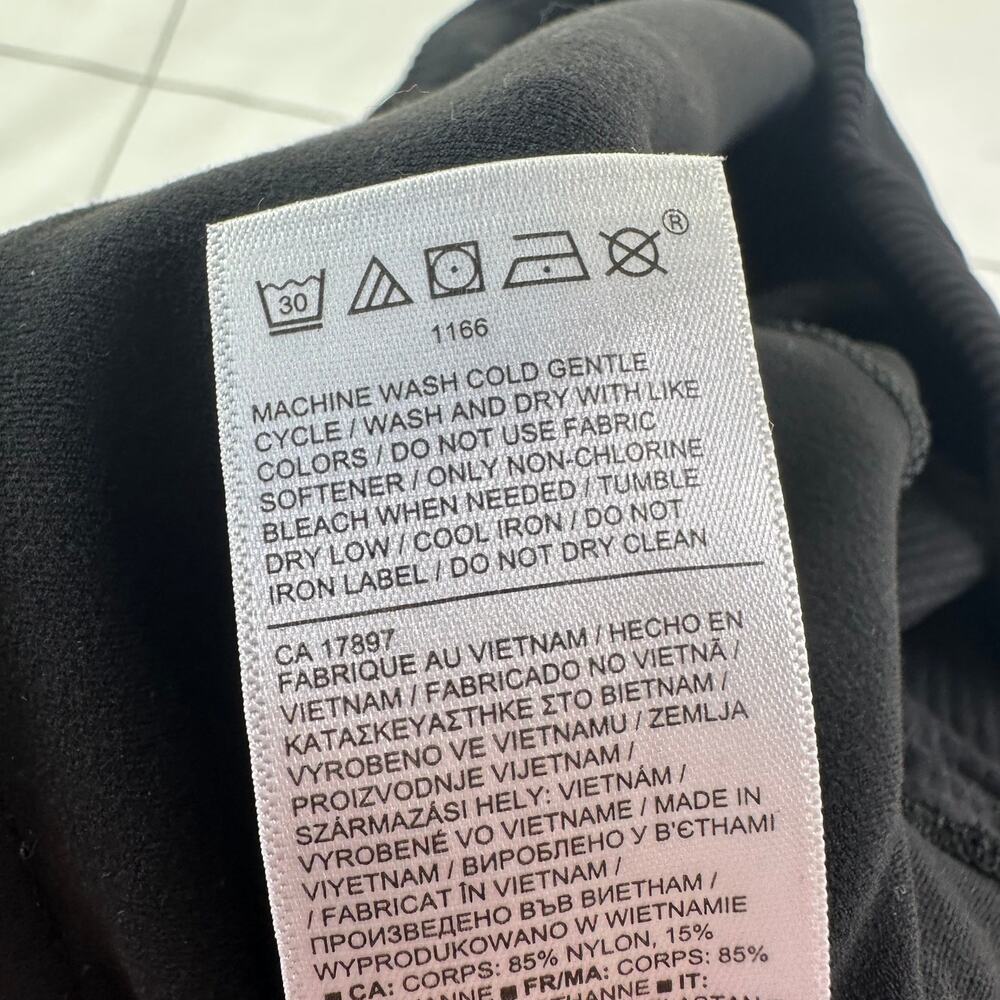Athleta Black Ribbed High-Waist Jogger Pants - Picture 7 of 13